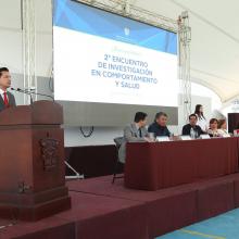 Dr. José Luis Santana Medina, Rector del CUValles, da mensaje de bienvenida