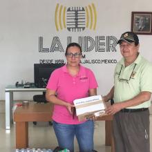 Entrega de donativos de La Líder a CUValles