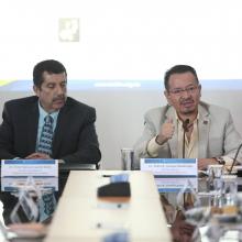 El director general del IJA y el Secretario Académico del CUValles