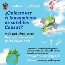 Cartel CANSAT CUCEI 2017