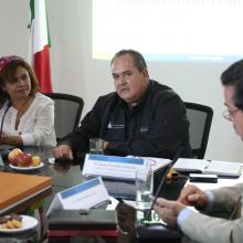 Al centro María Isabel Arreola Caro, Secretario Administrativo del CUValles; y Tomás Orendain Verduzco, Director de Patrimonio Cultural de la Secretaría de Cultura